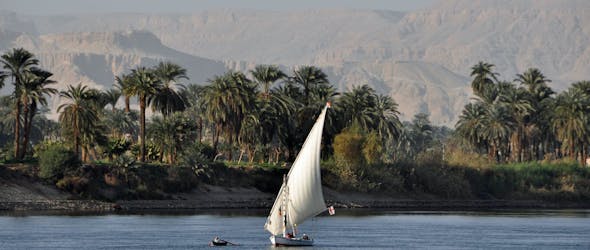 Sunset Banana Island Nijl-ervaring aan boord van een felucca vanuit Luxor